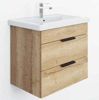 Подвесная тумба под раковину Onika Легран 106117 60см дуб галифакс